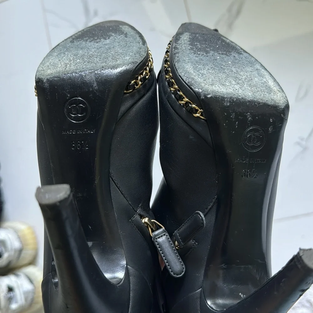 Chanel Chain Booties - Picture 6 of 8